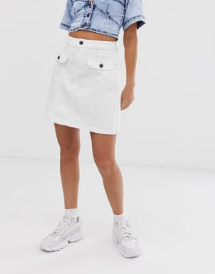 noisy may denim skirt