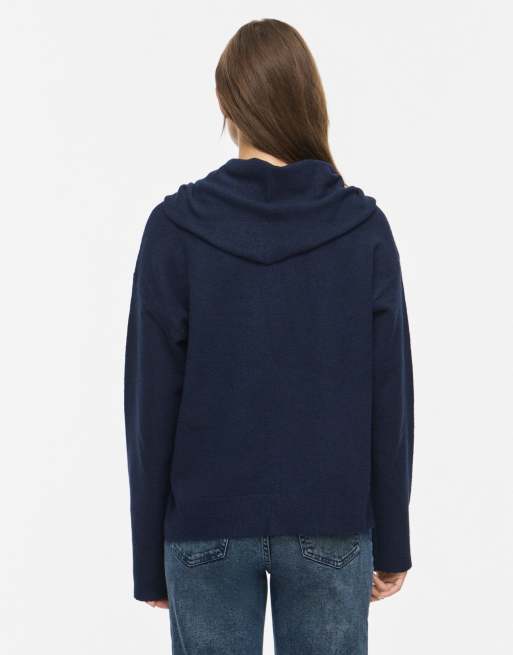 Noisy May pull en maille bleu marine, 2 de 7