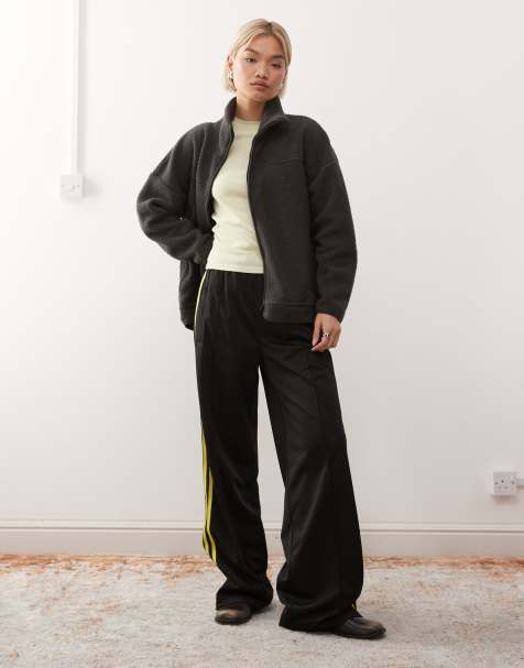 Noisy May – Pullover aus Fleece in Anthrazit mit durchgehendem Reißverschluss und Stehkragen - view 1