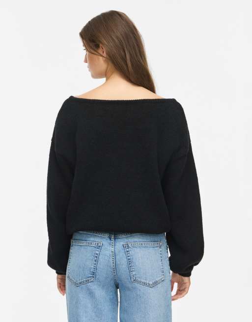 Noisy May Pullover in Schwarz, 2 von 5