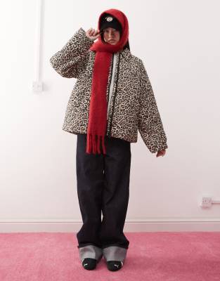 ジャケット・アウター MM22 ITALYMODE LEOPARD DEERSKIN JACKET MM22 ITALYMODE LEOPARD DEERSKIN JACKET