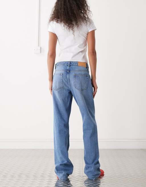 Noisy May - Reggy - Jeans dritti a vita bassa blu medio, 2 di 5