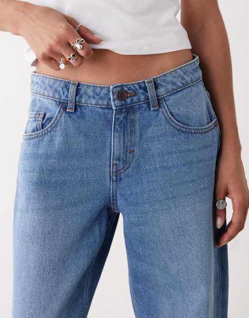 Noisy May - Reggy - Jeans dritti a vita bassa blu medio, 5 di 5