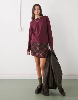 Noisy May Regular Fit Long Sleeve T-shirt In Multi