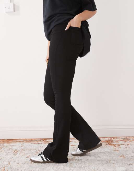 Noisy May - Sallie - Flared jeans met hoge taille in zwart, 2 van 5