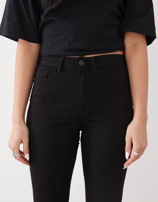 Noisy May - Sallie - Flared jeans met hoge taille in zwart, 5 van 5