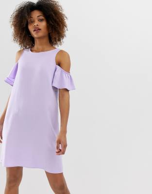 cold shoulder shift dress