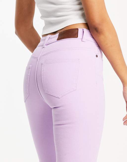 Noisy May - Skinny jeans van katoenmix in paars - PURPLE, 3 van 4