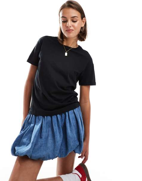 Noisy May - Sort T-shirt med korte ærmer - view 1