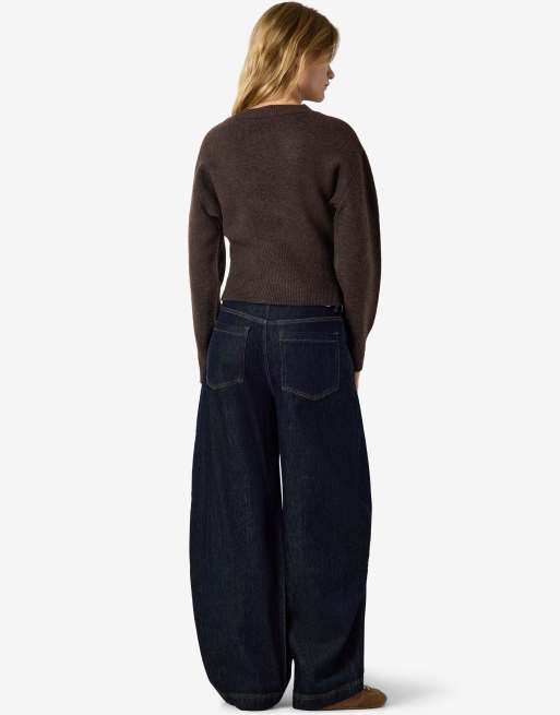 Noisy May Strickpullover in Schokobraun, 3 von 6