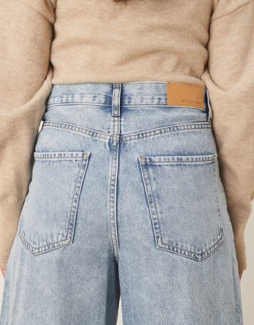Noisy May Susanna barrel jeans in light blue denim, 5 of 5