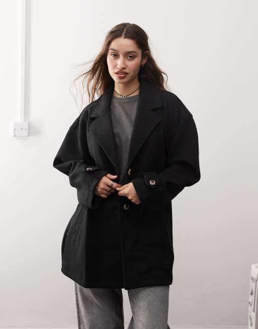 Noisy May – Svart slouchy kavaj i oversize, 2 av 4