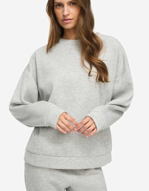 Noisy May sweat-shirt gris chiné clair, 5 de 7