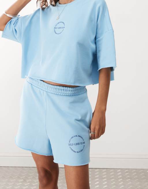 Noisy May sweat short in light blue - part of a set, 2 of 5