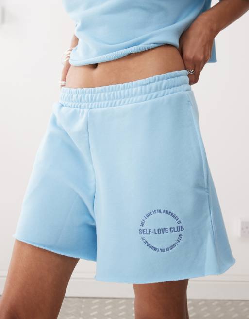 Noisy May sweat short in light blue - part of a set, 4 of 5