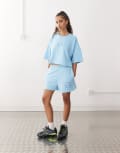 [Noisy May] Noisy May sweat shorts in light blue (part of a set) M Sky Blue