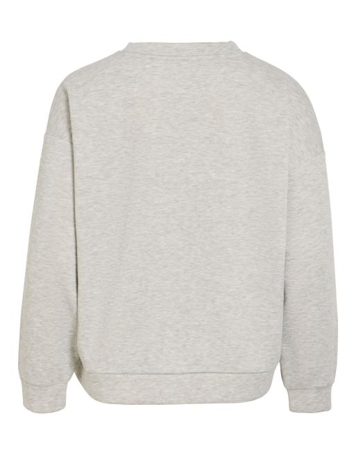 Noisy May Sweatshirt i lysegråmeleret, 7 af 7