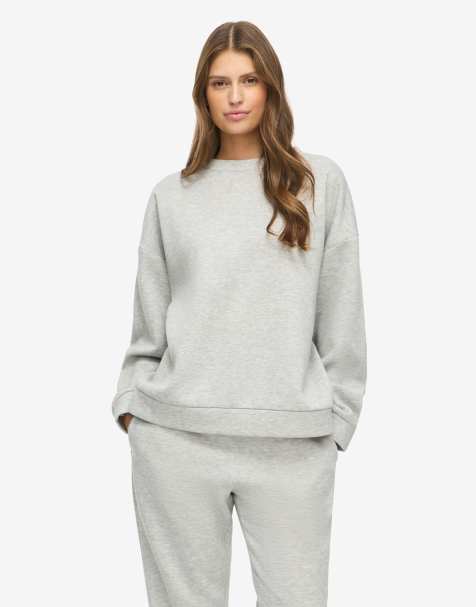 Noisy May sweatshirt in lichtgrijs gemêleerd - view 1