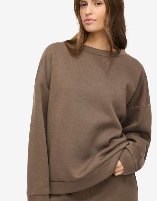 Noisy May Sweatshirt in Schokobraun, 5 von 7