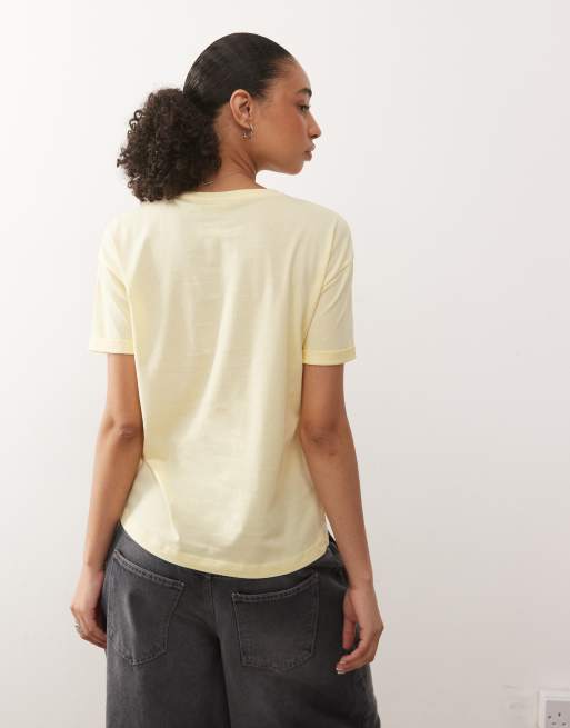 Noisy May - T-shirt met korte mouwen in lichtgeel, 4 van 4