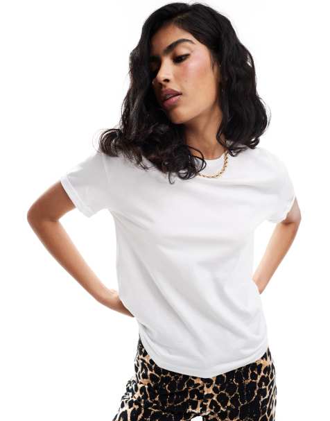 Noisy May - T-shirt met korte mouwen in wit - view 1