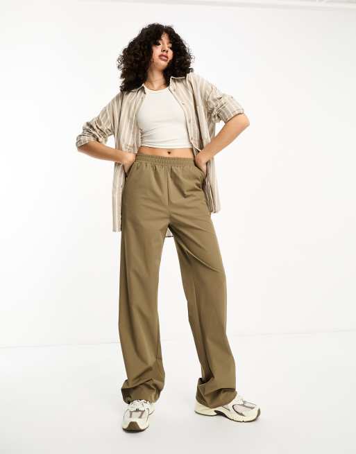 Straight Leg Pant - Tan Pants | Jones New York