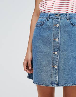 noisy may denim skirt