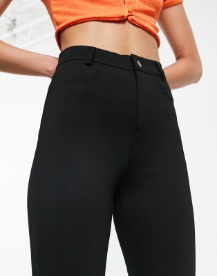 high waisted ponte trousers