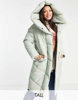 Noisy May Tall - Cappotto imbottito lungo grigio