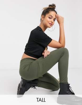 khaki joggers tall