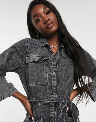 denim playsuit tall