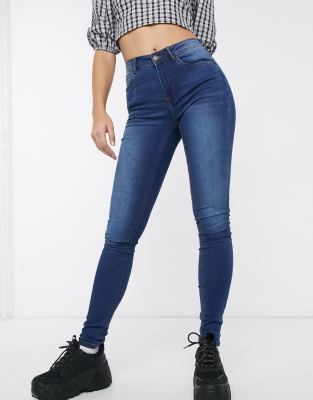 high waisted shaping jeans