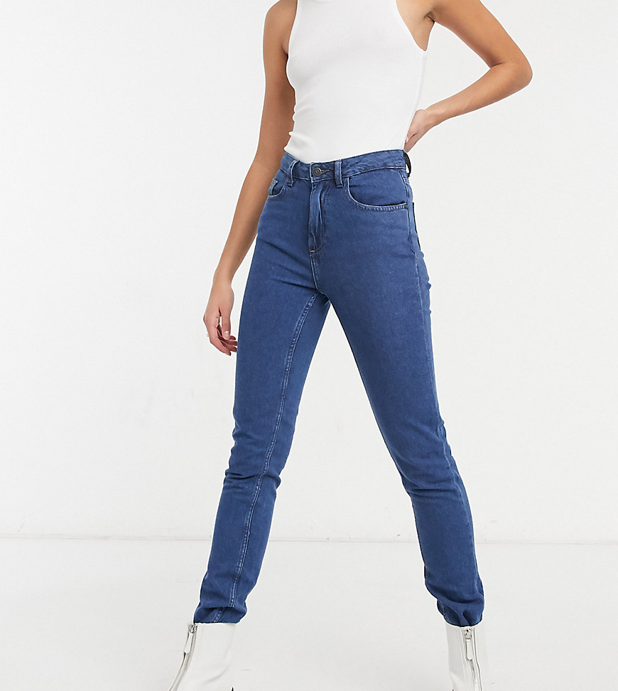 Noisy May Tall - Jeans met rechte pijpen in authentiek donkerblauw