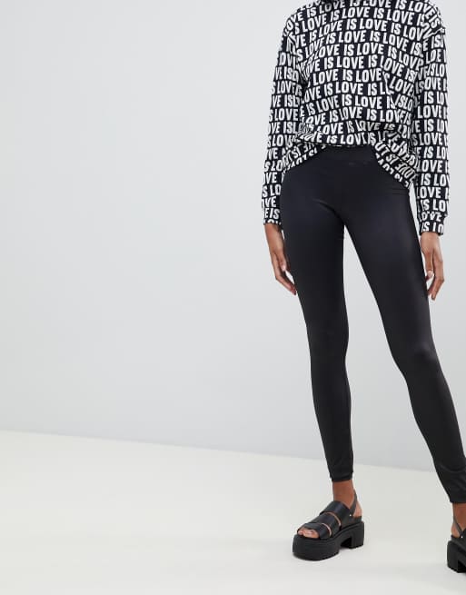 Noisy May Tall – Leggings aus Kunstleder, 4 von 4