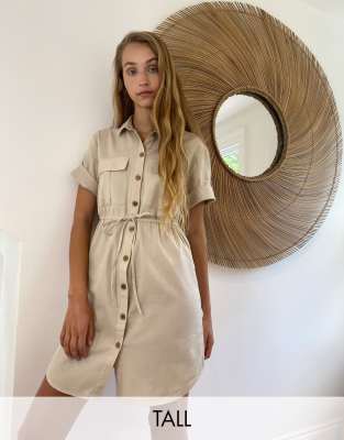 tall linen dress