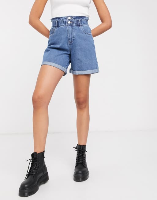 Oversized high waisted on sale shorts