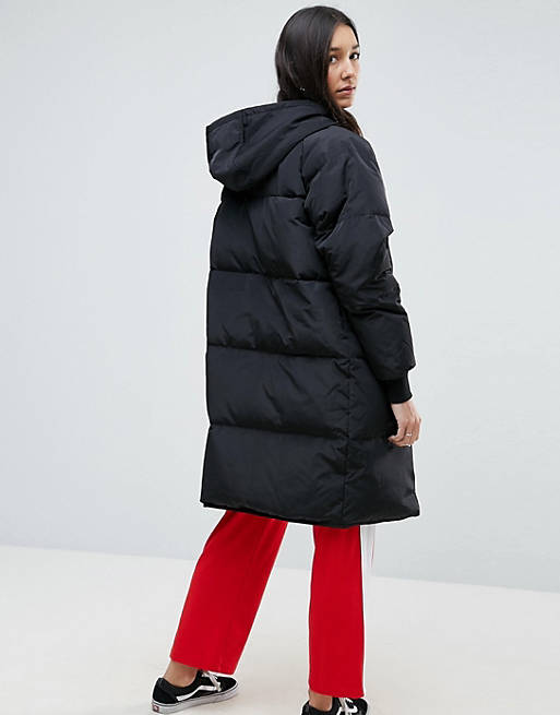 Battleship It's lucky that Premature Noisy May Tall Oversized Down Padded Coat | ASOS