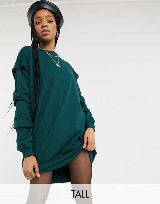 Green oversized outlet sweater dress