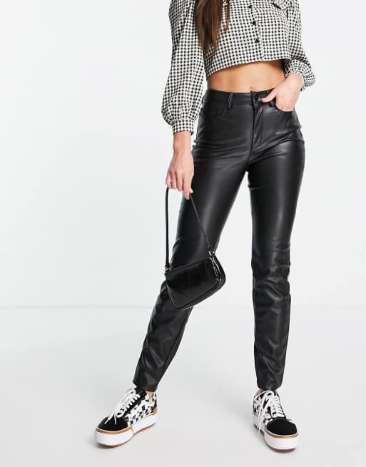 Skinny faux best sale leather trousers