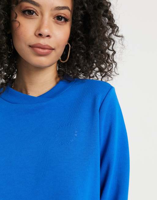 Noisy May Tall sweat in bright blue, 3 of 4