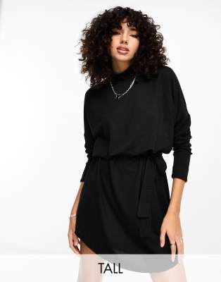 Noisy May NMNISA SLIM DRESS - Vestito di jeans - black/nero