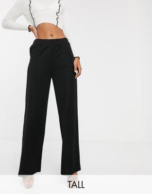 asos tall wide leg trousers