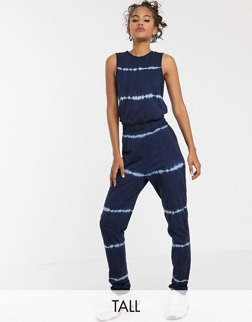 Noisy May Tall Willow tie dye jumpsuit