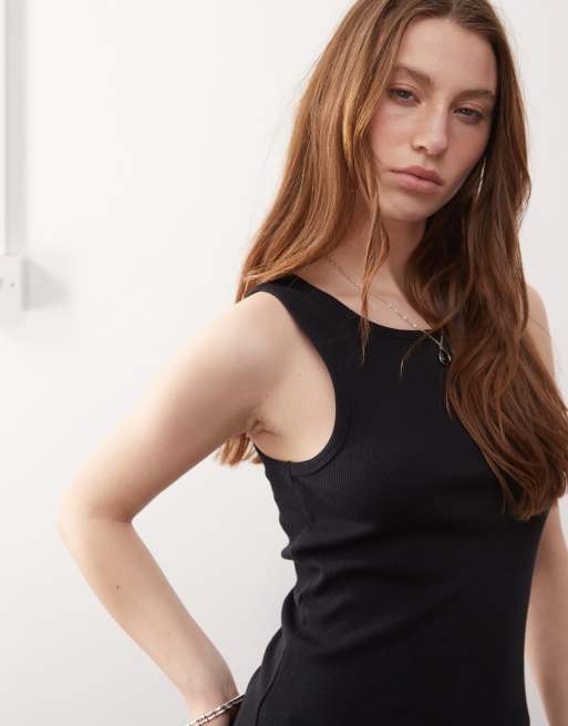 Noisy May tank top in black, 4 of 4