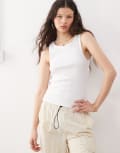 [Noisy May] Noisy May tank top in white XS Bright White