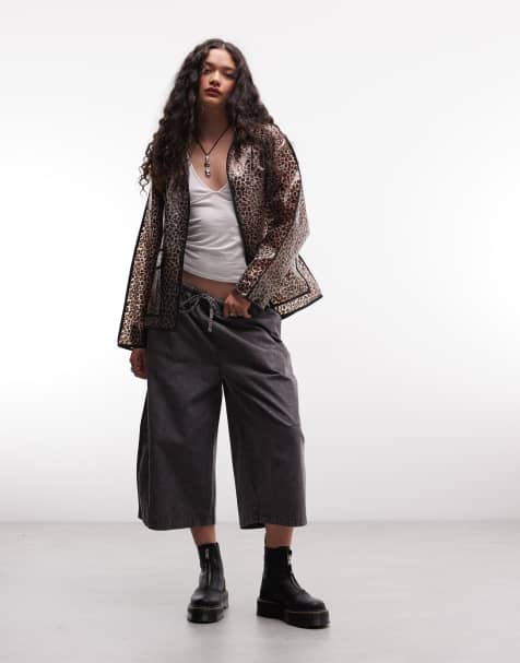 Noisy May – Transparente Regenjacke mit Kapuze und Tierfellmuster - view 1