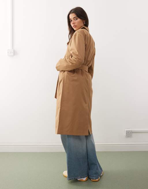 Noisy May trench coat in light brown, 3 of 4