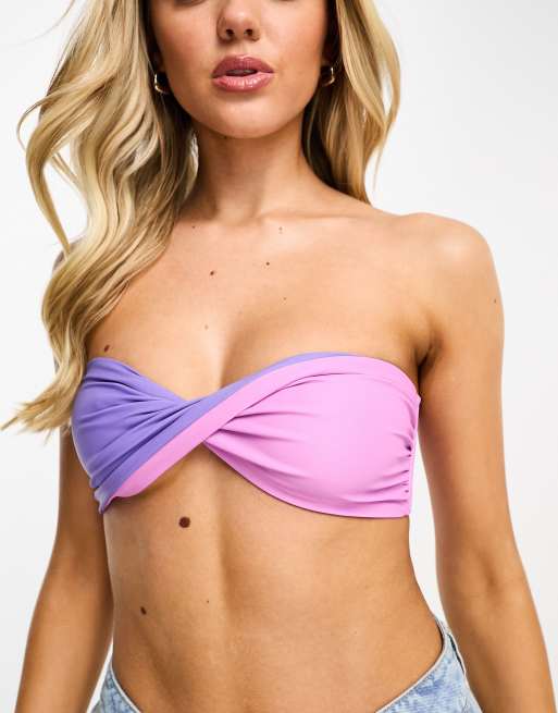 Twist Bandeau Bikini Top