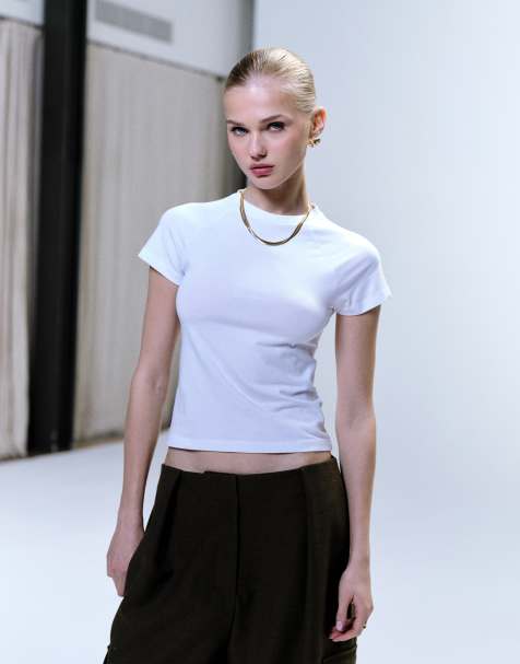 Noisy May – Vit t-shirt i regular fit med holkärmar - view 1