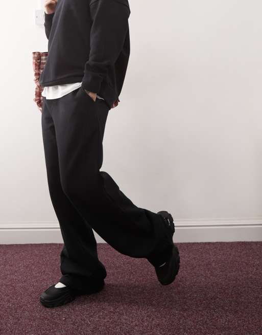 Noisy May wide leg trackies (part of a set) in black, 2 of 5
